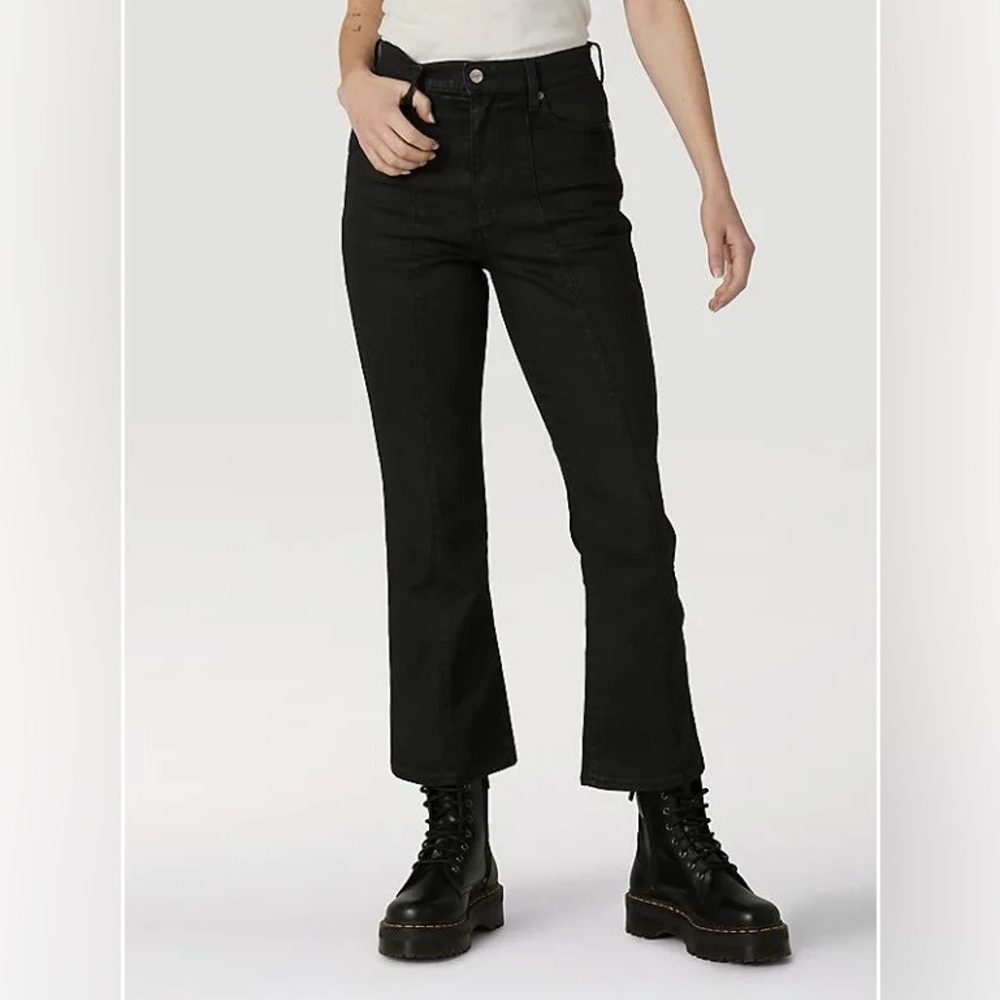 Wrangler Black Flare Women's Jeans - Picture 3 of 12